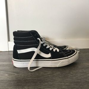 Vans Black SK8-HI size 7